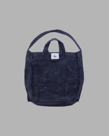 CUBIC LOGO STITCHED TOTE BAG
