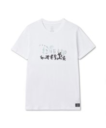반스ⅹ디즈니 100주년 BFF 반소매 티셔츠 - 화이트