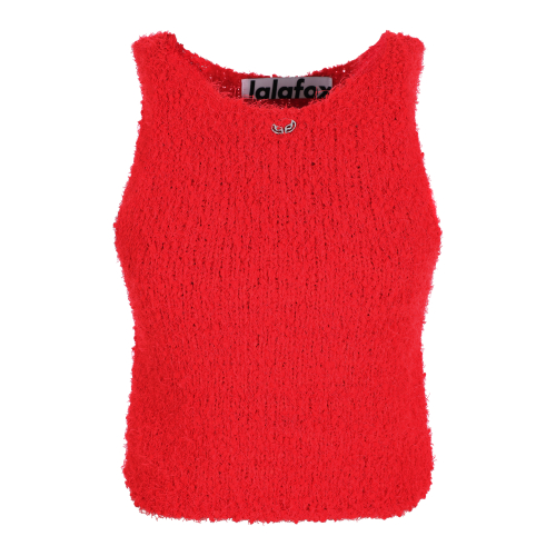 HAIR CROPPED SLEEVELESS RED BP3BR002