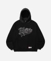 PHYPS® STAR TAIL QUILTING HOODIE BLACK