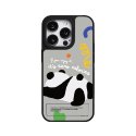 디팍스(D'PARKS) Abstract Panda-Gray 카드수납 거치/교체형 폰케이스 (커버+바디프레임세트)