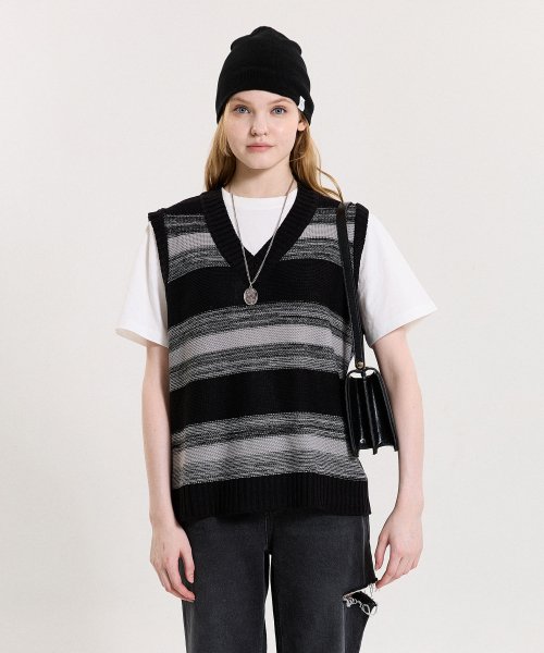 EASY BOXY VEST_чёрное