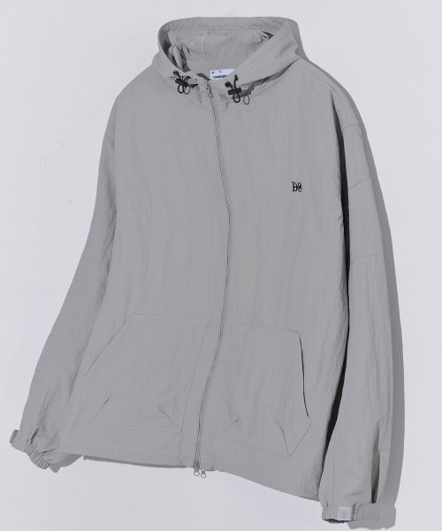 Cly Windbreaker Parka Jacket (LIGHT GRAY)