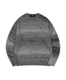 OG OMBRE BRUSHED KNIT SWEATER charcoal