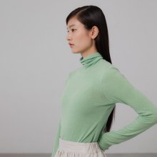 WOOL TURTLE TEE_LIGHT GREEN