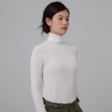 WOOL TURTLE TEE_IVORY