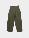 23fw City Worker Pin-tuck Trouser (Olive 01)