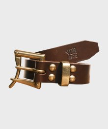 FIREMAN BUCKLE BELT [Brown]