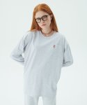 준준스페이스(JUNEJUNE SPACE) June Overfit T-shirt_Light Grey (준 오버핏 티셔츠_라이트 그레이)
