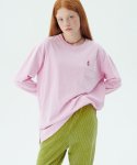 준준스페이스(JUNEJUNE SPACE) June Overfit T-shirt_Pink (준 오버핏 티셔츠_핑크)