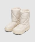 Fuzzy Padding Boots_Beige