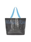 마뗑킴(MATIN KIM) MATIN TARPAULIN SHOPPER BAG IN GREY