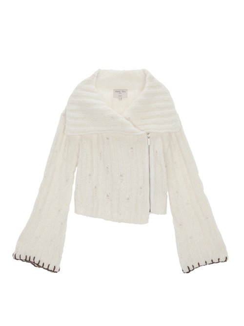 MUSINSA | MATIN KIM TWO WAY KNIT CARDIGAN JACKET_IVORY