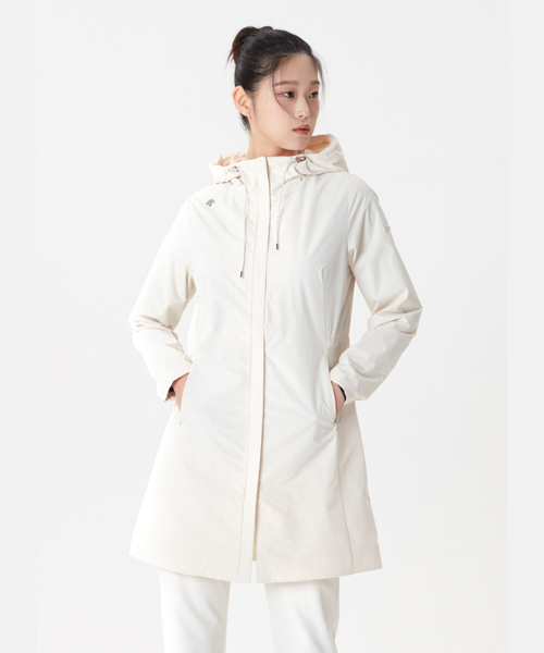 Женская длинная куртка на подкладке Ivory (SO322TJK81)