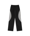 도미넌트(DOMINANT) Silk Wave Double Pants_Black Grey