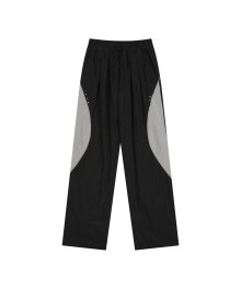 Silk Wave Double Pants_Black Grey