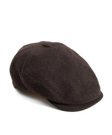 MELTON WOOL HUNTING CAP (dark brown)