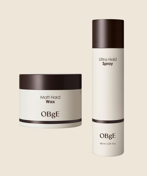 오브제() 매트 하드 왁스 + 울트라 홀드 스프레이 / 맨즈 헤어 스타일홀딩  세트 상품 이미지