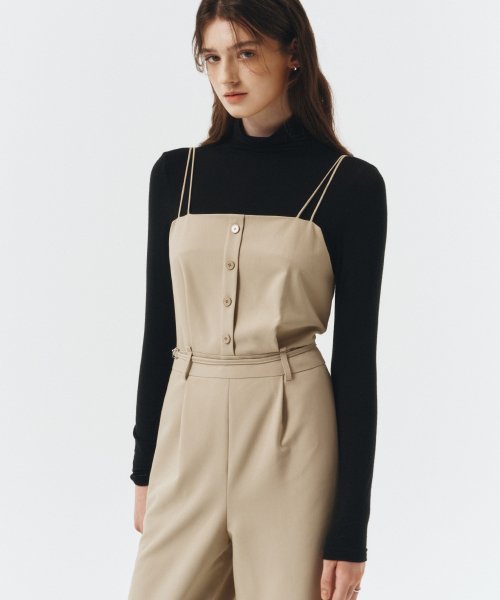Комбинезон overall, бежевый