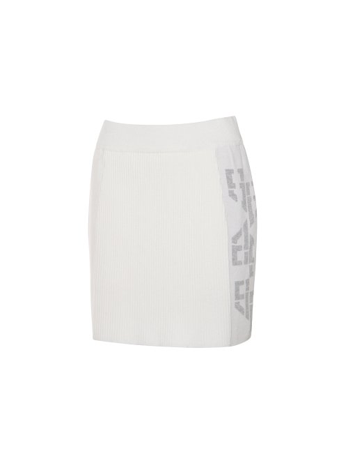 CO PRO 로고 절개 스웨터 큐롯 L_Off White