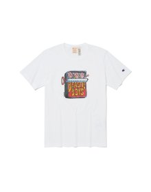 [Champion X Beastie Boys] New 앨범자켓 티셔츠 (WHITE) CKTS3FB02WT