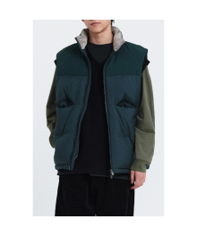 sadsmile puffer down vest_CQUAW23801KHX