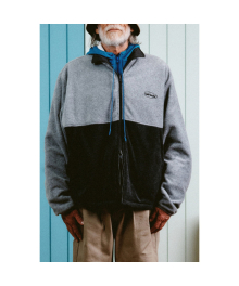 sadsmile fleece reversible jumper (set-up)_CQUAW23611GYX