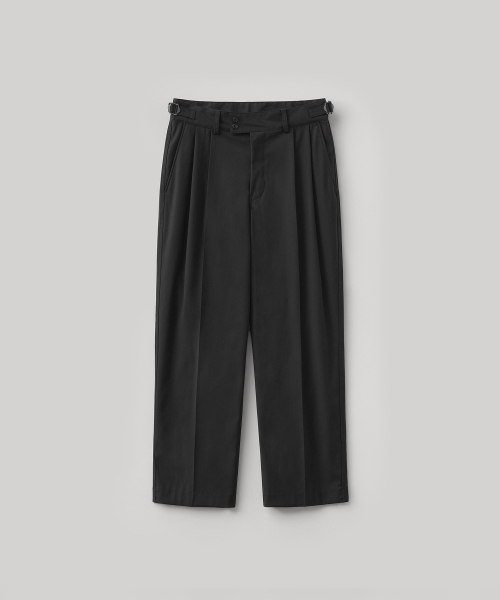 スーツ ANOTHER OFFICE / Santiago Slacks BLACK L MUSINSA | ANOTHER OFFICE [SS] Santiago Slacks Standard (Black)