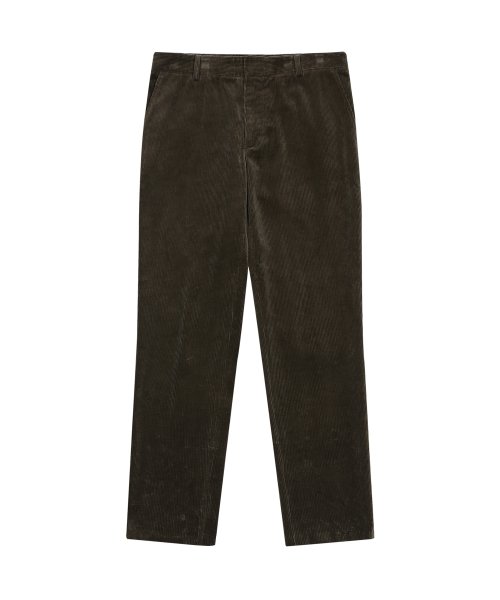 Вельветовые брюки зауженного кроя Khaki