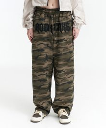 Camo Metal Graphics Pants - Khaki