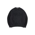 Cut Out Dying Gallery Sweatshirt - Charcoal Grey
