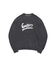 Gallery Wave Logo Graphic Sweatshirt - Charcoal Grey