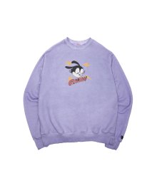 Gallery Rabbit Graphic Sweatshirt - Light Purple