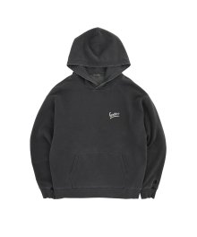 Gallery Wave Logo Graphic Hoodie - Charcoal Grey