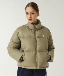 W ESSENTIAL DUCK DOWN SHORT PUFFA PADDING [KHAKI]