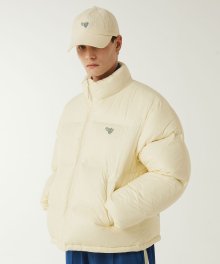 ESSENTIAL DUCK DOWN SHORT PUFFA PADDING [LIGHT GRAY]