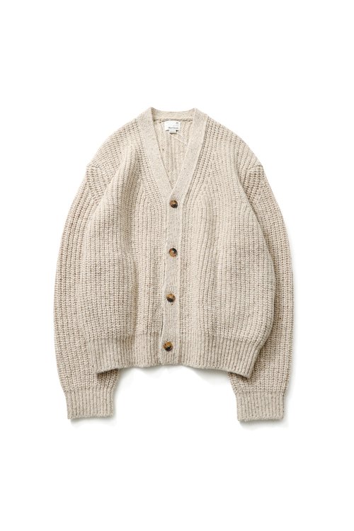 Eliot Low Gauge Knit Cardigan Oatmeal