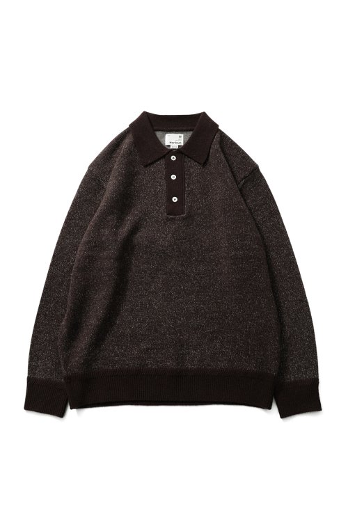 Kelowna Double Face Knit Pullover Brown