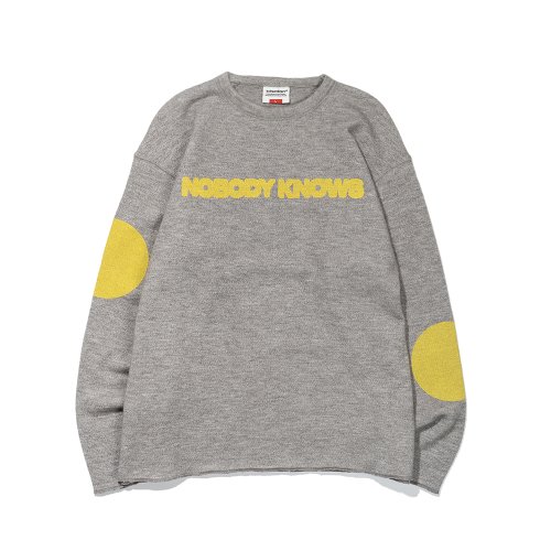 NOBODY KNOWS CREWNECK GRAY