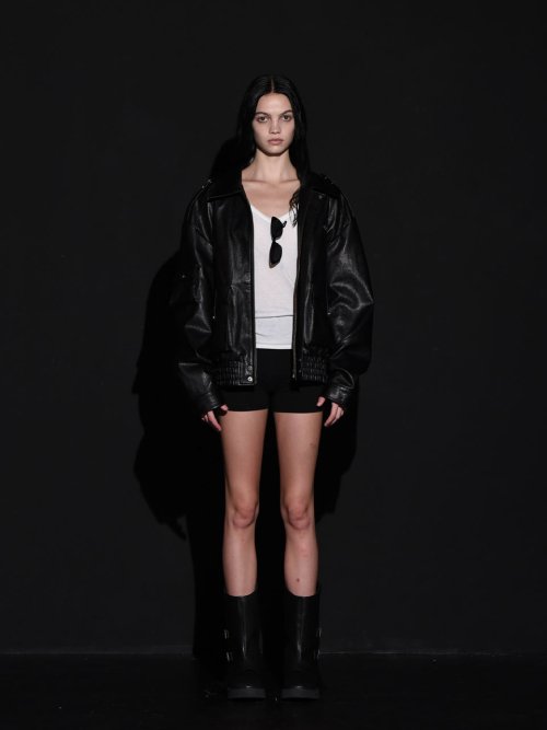 보헤미안 서울(BOHEMSEO) LEATHER BOMBER JUMPER 2 SIZE, BLACK - 사이즈 & 후기 | 무신사