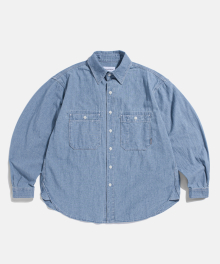 Chambray Work Shirt Washed Blue