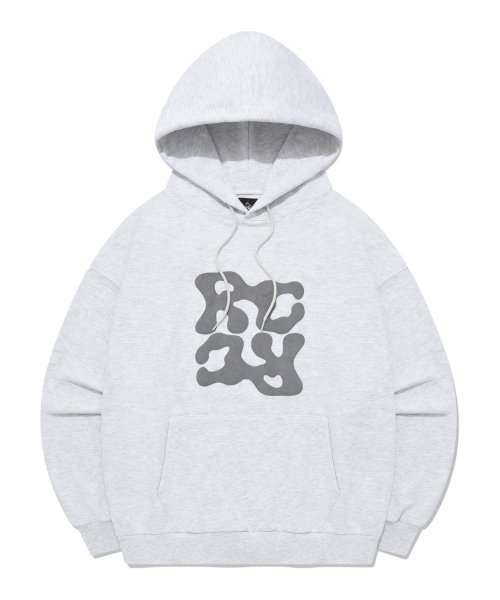 【O!Oi】★STROKE LOGO HOODIE_MELANGE GREY★関税込★ 