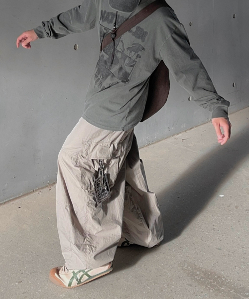 Maximal Ballon Cargo Pants - D/Beige