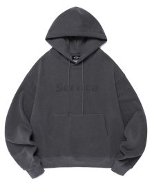 Symbol Dyed Hoodie - Charcoal