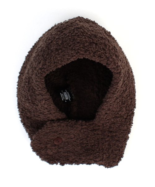 Fleece Knit Brown Balaclava 바라클라바