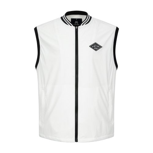 Stretch Woven Vest_O/White (Men)