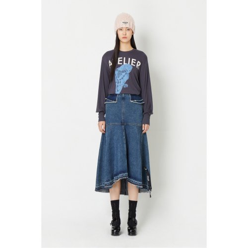 럭키슈에뜨(LUCKY CHOUETTE) [Atelier] Jewelry Chouette Long... 럭키슈에뜨(LUCKY CHOUETTE)  [Atelier] Jewelry Chouette Long Sleeve T... 