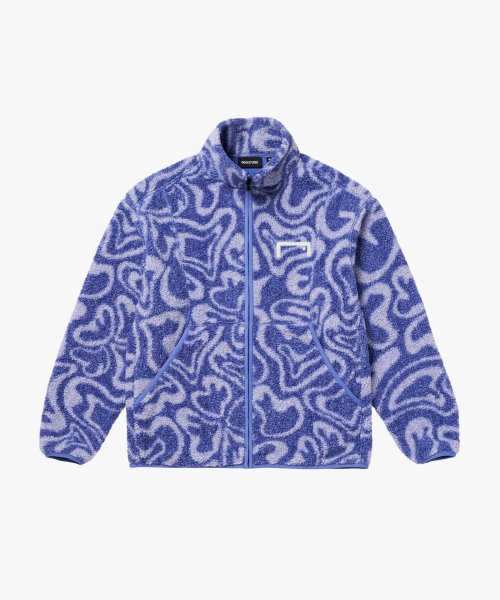 골스튜디오(GOALSTUDIO) ESSENTIAL HIGH NECK SHERPA FLEECE JACKET-PURPLE - 사이즈 & 후기 | 무신사
