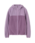 POLARTEC® Reversible Zip-Up Hoodie Melange Berry