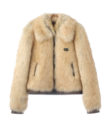 Faux Fur Grizzly Jacket Natural